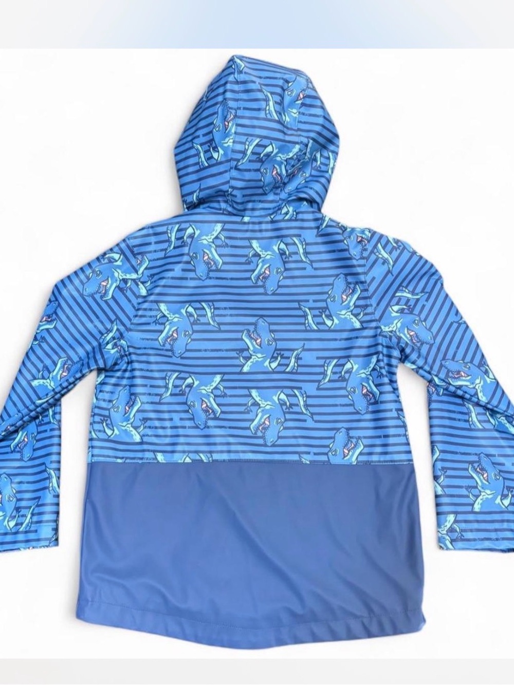 Cat & Jack Dinosaur Hooded Rain Jacket size S (6/7) - Picture 3 of 6